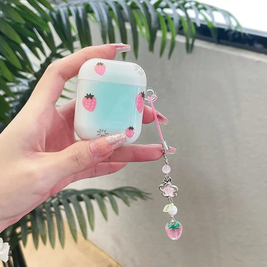 เคสซิลิโคนสำหรับ Apple airpods Pro 2เคส airpod 3 /airpods 2ลายการ์ตูนรูปเชอร์รี่หวานน่ารัก