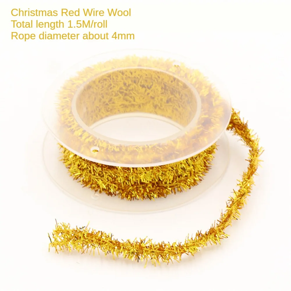 Tinsel Applicable To Multiple Scenarios Create A Strong Festive Atmosphere Metal Wire Around 9g Holiday Party Supplies