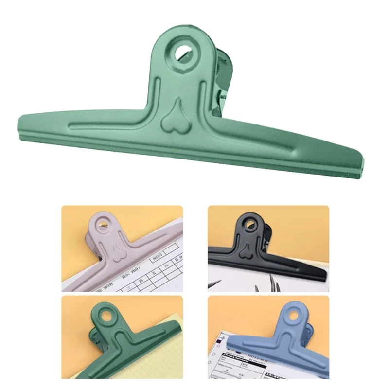 Large Paper Clip 30cm Long Stainless Steel Paper Clamps Large Binder Paper Clip for Craft Drawing Board Bag File F19E