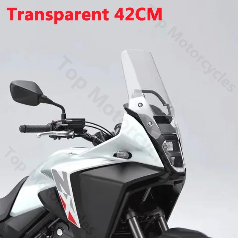 Windshield For Honda NX400 NX500 NX 400 NX 500 2024 2025 Motorcycle Accessories Wind Deflectors WindScreen Viser Visor Gray
