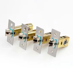 Door Hardware Tubular Latch 45mm For 30mm For Internal Doors For Left For Nsprung Door Reversible Right Handed