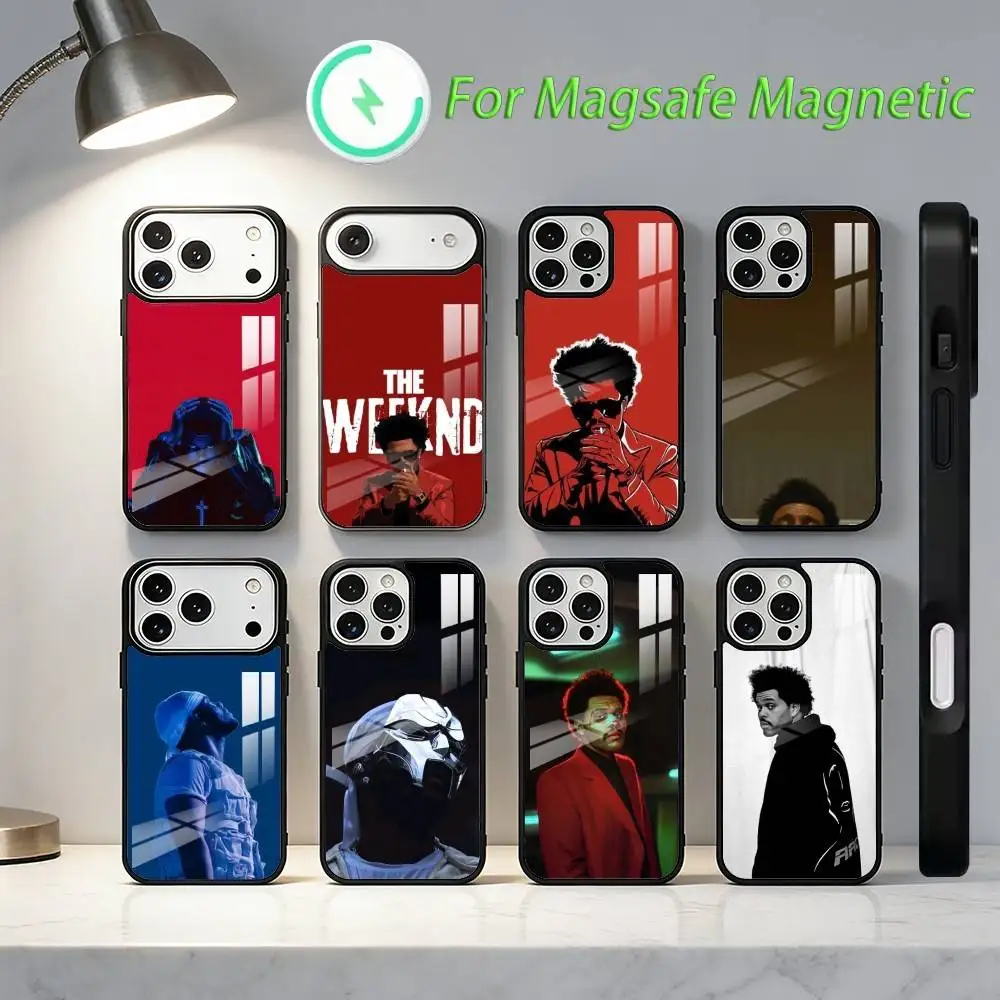 

The W-Weeknd S-Singer Phone Case For iPhone 17,16,15,14,13,12,11,Plus,Pro,Max Magnetic Wireless Charging
