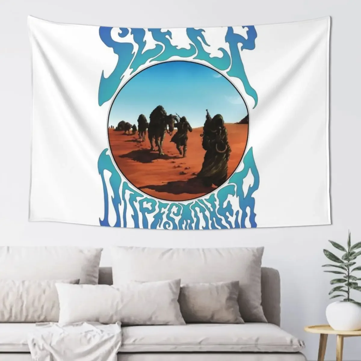 Sleep Stoner Metal Band - Album Cover Dopesmoker / Version 2 (Outline & transparent) Tapestry Bedroom Decor Aesthetic Tapestry