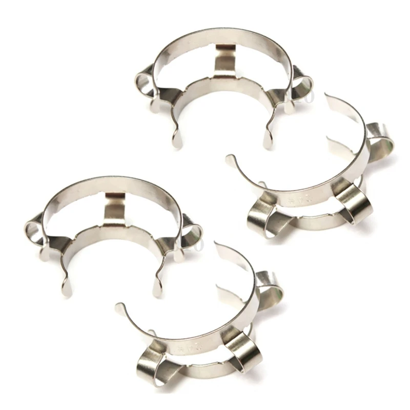 

4Pcs 24 Stainless Steel Clip Keck Clamp For 24/29 24/40 Glass Ground Joint