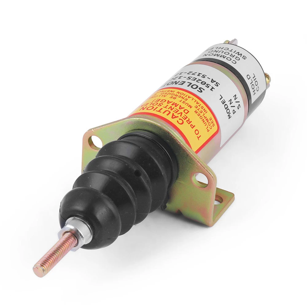 1PC Stop Solenoid SA-5172-12 1502ES-12C3U1B2S1 With 3 Terminals For Woodward 12V