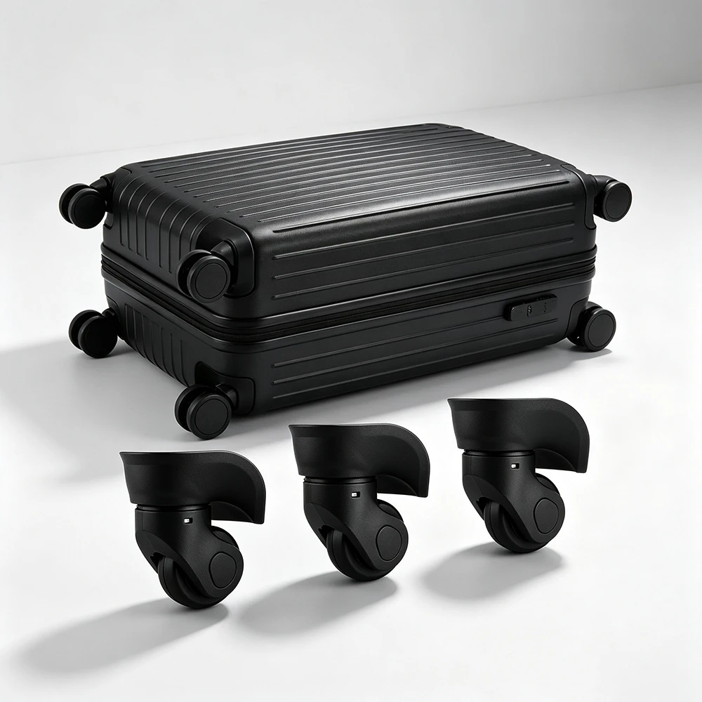 2-4Pcs PVC High Quality Suitcase Luggage Wheels Spinner Caster Silent Replacement Wheels Customs Box Trolley Accessories Hot