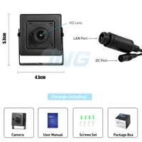 8MP 5MP Indoor IP Camera H.265 POE HD Mini Type Security Metal ONVIF P2P CCTV System Video Surveillance Cam 5