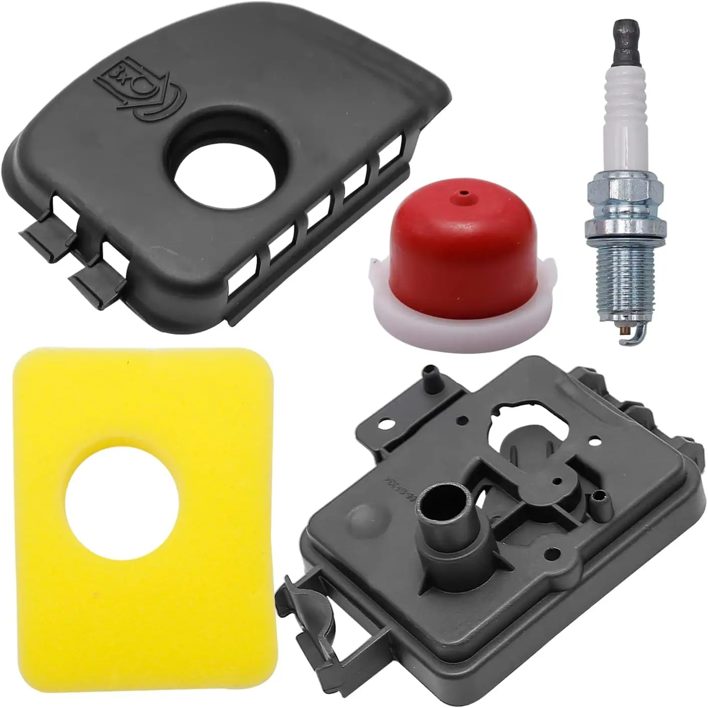 Cubierta del Filtro de Aire 595660, Base del Filtro de Aire 595663, Filtro de Espuma del Filtro de Aire 799579, Repuesto para Motores de las Series 450E, 500E, 550E y 550EX