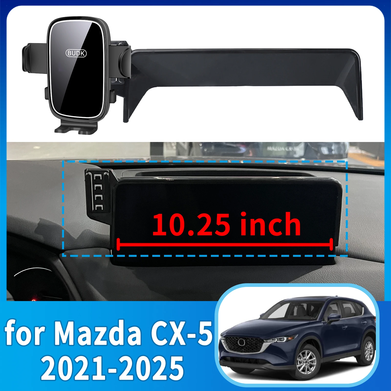 

fit for Mazda CX-5 2021 2022 2023-2025 CX5 KF Phone Holder, Dashboard Screen Mount Bracket Easy Installation​​ Car accessoires
