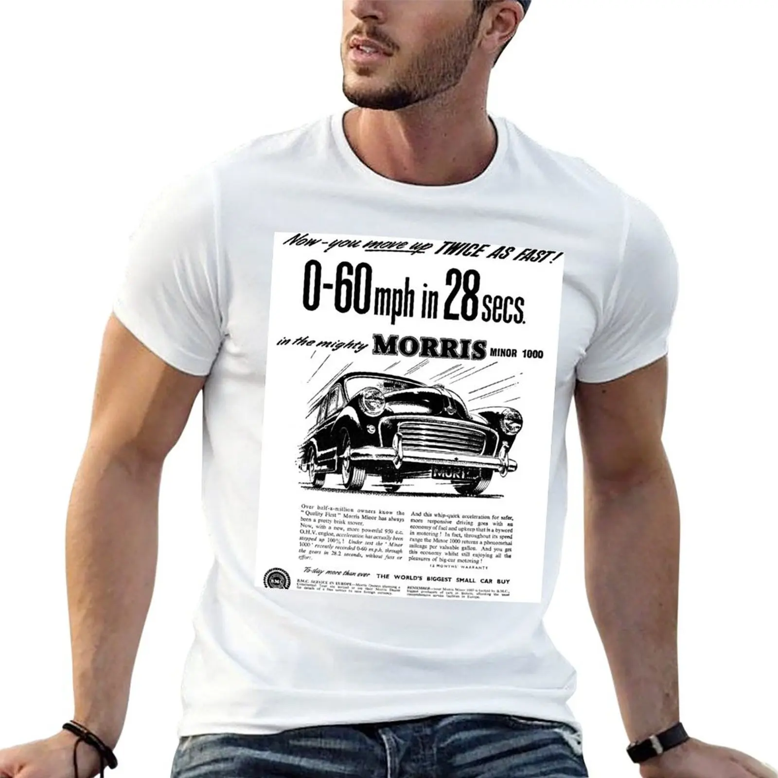 Morris Minor classic car advert, 1957 T-Shirt Louboutins summer 2026 outfits for men