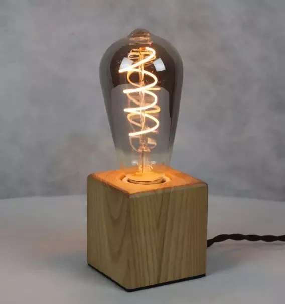 LED E27 ST64 G80 G95 G125 4W Dimbaar 220V Rokerig Grijs Warm GSpiral Gloeilamp Retro Vintage Decoratieve Verlichting Edison Lamp