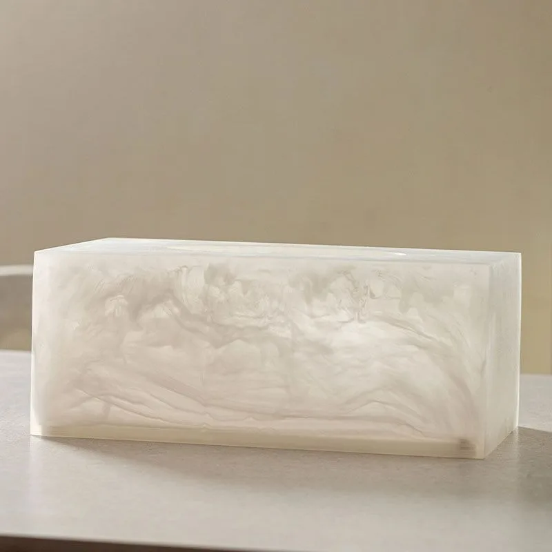 Minimalist Tissue Boxes Dining Table Napkin Box Ornament Luxury Cloud Pattern Paper Tissue Box Living Room Home Storage Decor