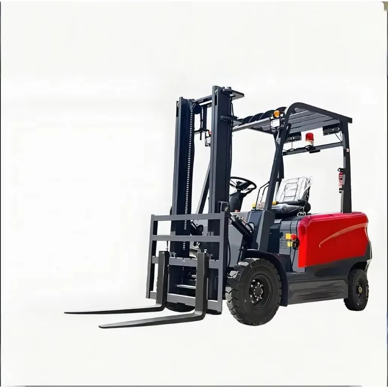 1 2 3 4 5 Ton Light Duty Semi Electric Walkie Forklift Small Warehouse Stable Goods Transport Lift Truck