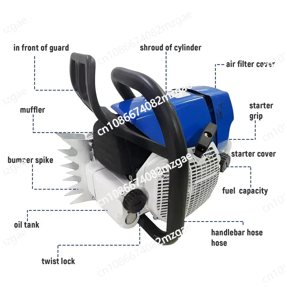 MS660 MS650 Chain Saw Grinding Machine Wood Cutting Chain Saw 661 651 Power Saw