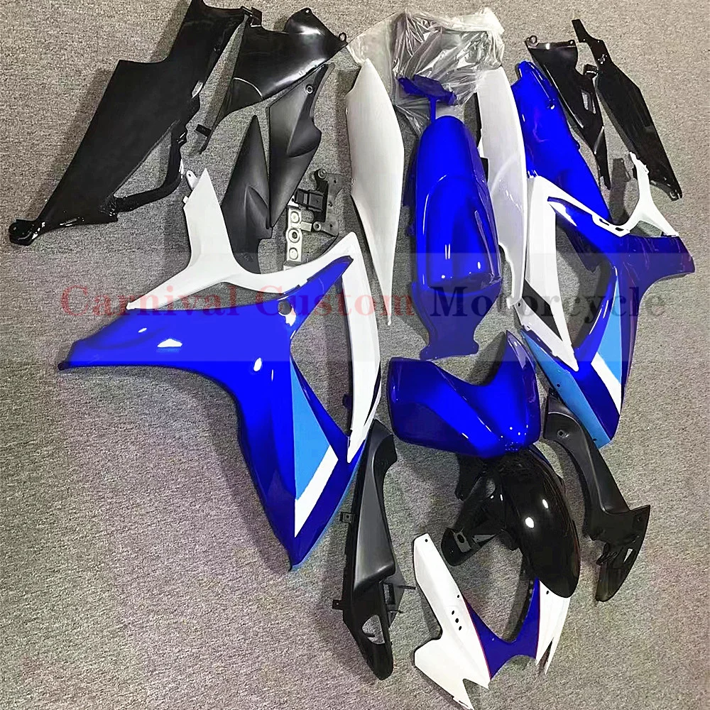 High Quality Blue Plastic Injection Mold Motorcycle Fairing Kit For Suzuki GSXR 600 750 2006 GSXR600 GSXR750 K6 K7