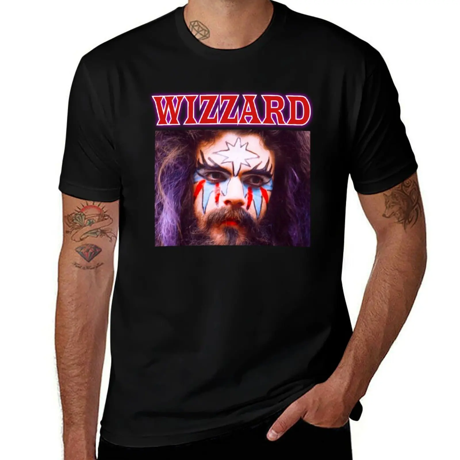 

oversize for shirts Wizzard t t-shirt T-Shirt t black cotton package man plain cotton T-Shirt man shirt