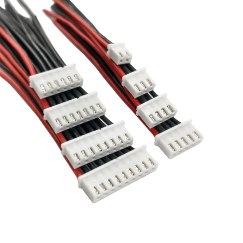 10 stuks per partij 15 CM 22AWG Lipo batterij gebalanceerd opladen siliconen draad connector plug gebalanceerde oplaadkabel