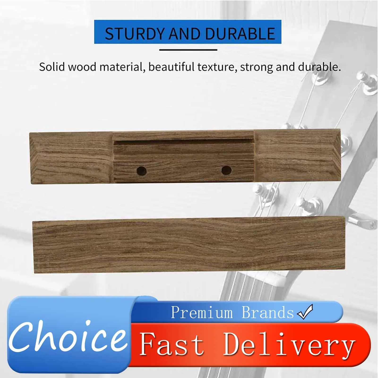 Classical Guitarra 6 Holes Lower Code Rosewood Folk Guitar Bridge Sturdy and Strong Durable Acoustic Guitar Accessories & Parts