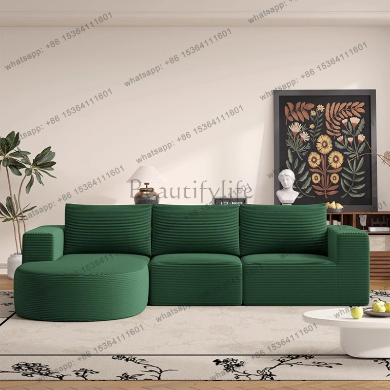 living room compressed armchair modern compressed blue sofa bed lounge chair L shape Designer Relax luxury bedroom furniture