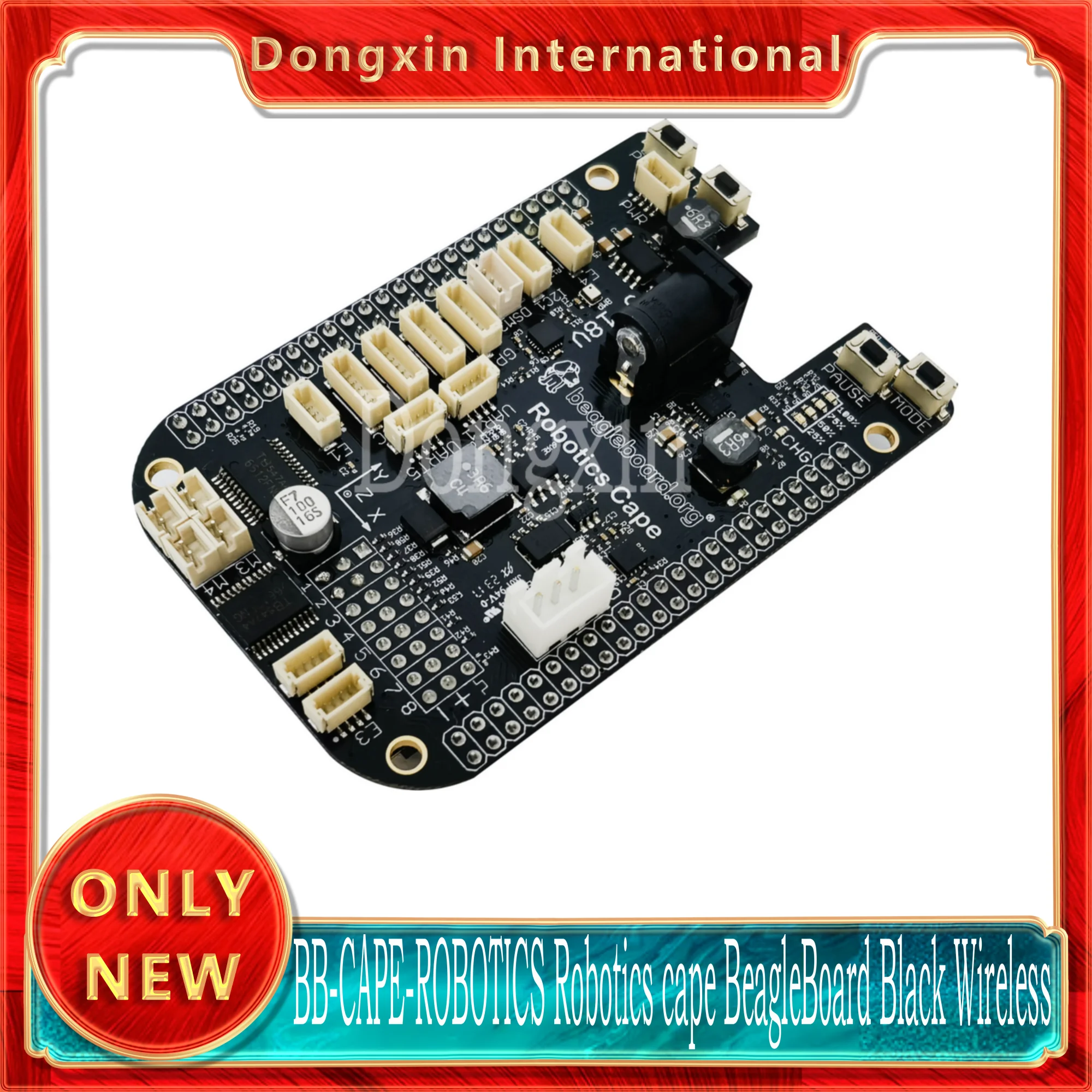 

BB-CAPE-ROBOTICS Robotic cape BeagleBoard Black Wireless