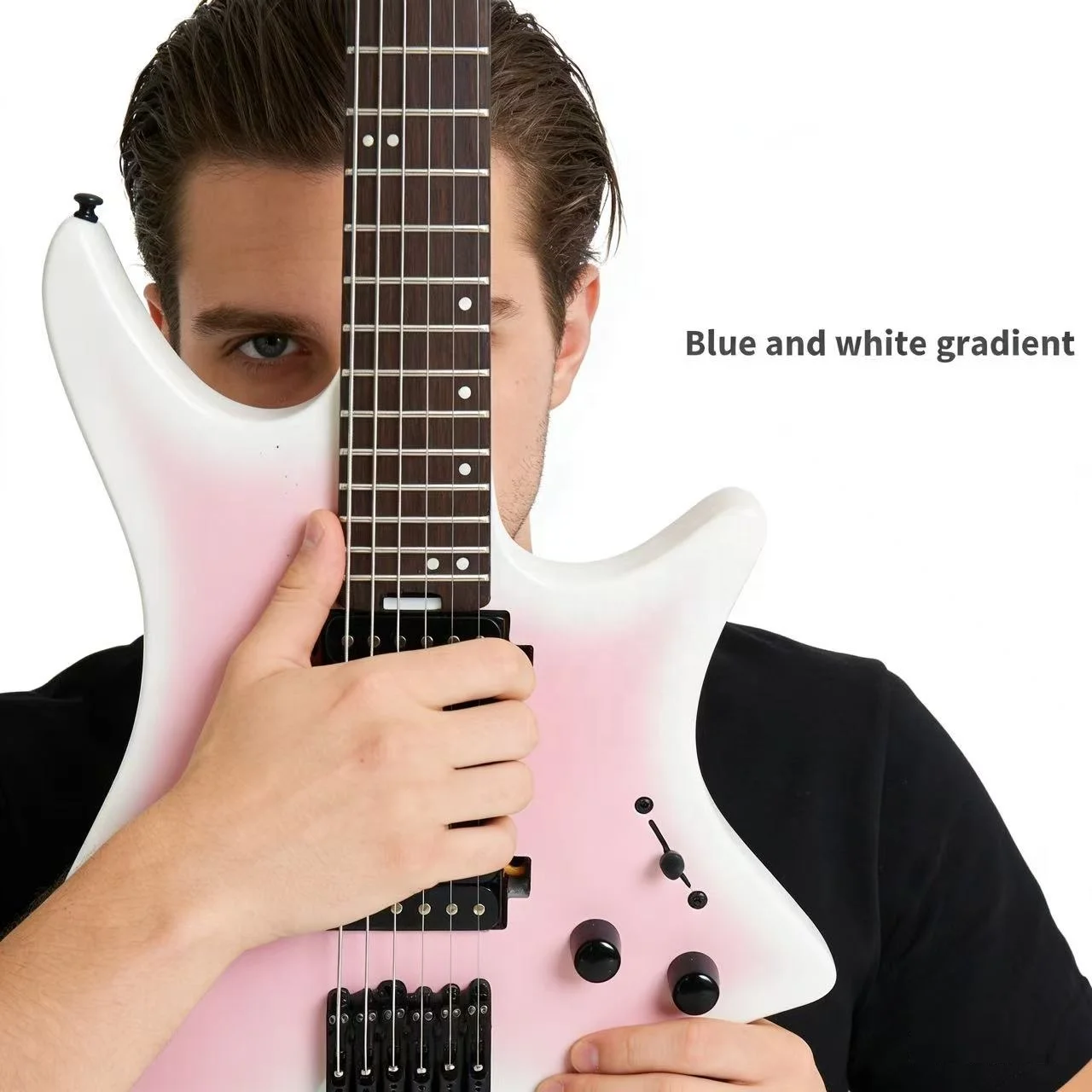 Rock/Metal Headless Electric Guitar - Ultra Light & Portable 6-String