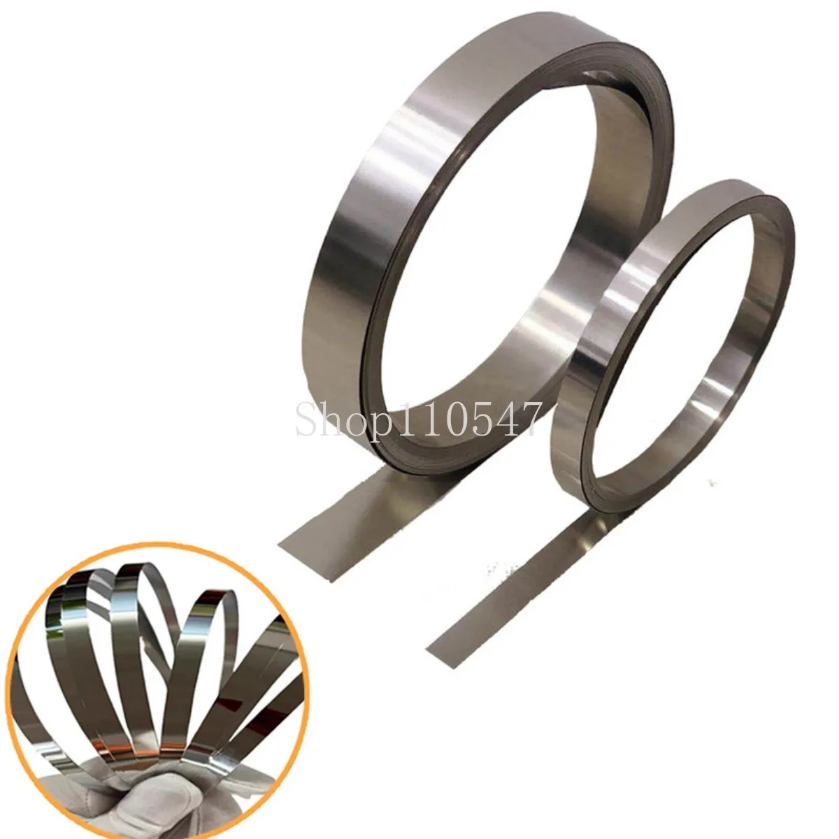 304 Stainless Steel Strip Steels Coil, Thin Steel Plate Thin Sheet Steel 0.02, 0.05, 0.1, 0.2, 0.3, 0.4, 0.5 mm Steels Skin