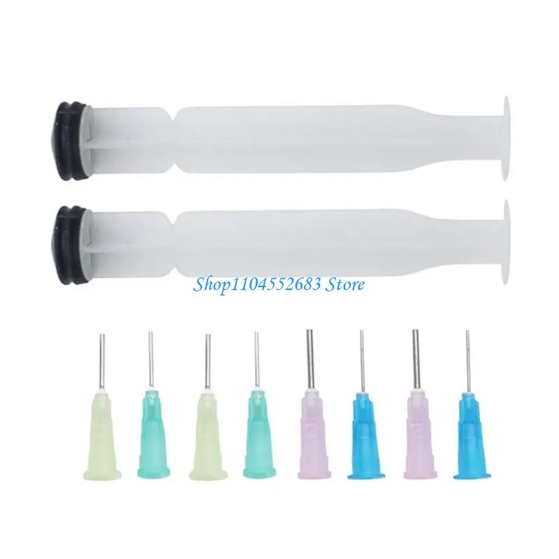 Y6GD 2pcs Plastic Welding Pastes Propulsion Tools with 4 Needle Tip Improve Accuracy
