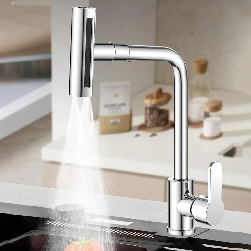 Pressurized Kitchen Sink Waterfall Faucet Spout Bathroom Basin Tap Extender Water Saving Adapter Rotating Washer Home Appliance