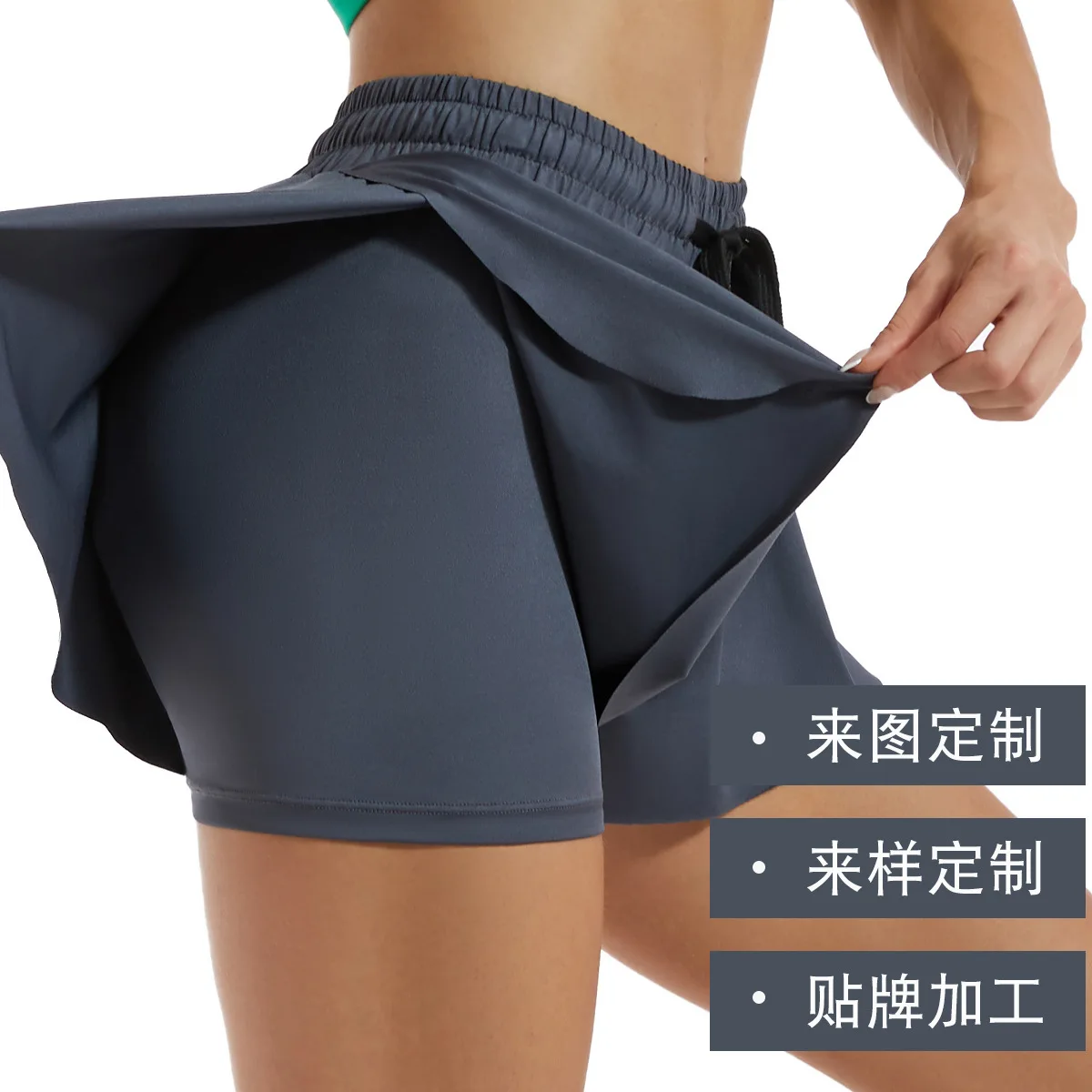 اليوغا السراويل النساء اللياقة البدنية مرونة الجري تجريب طماق قصيرة للسيدات رياضة السراويل اللياقة البدنية ملابس رياضية جديدة #3