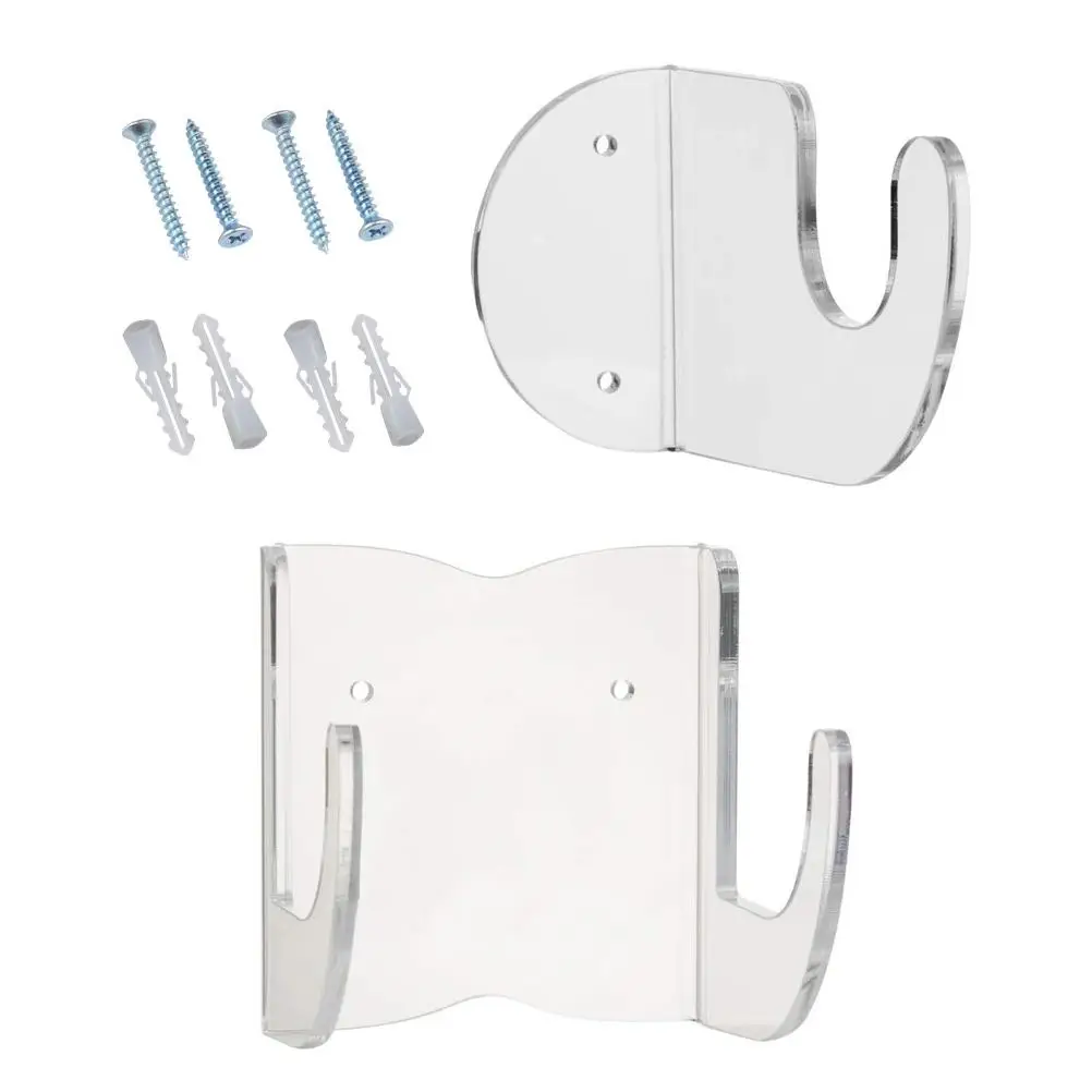 

1 Set Acrylic Guitar Hanger Wall Hooks Bass Mount Storage Suitable For All Kinds Electric Protect Instrument Stylish Design