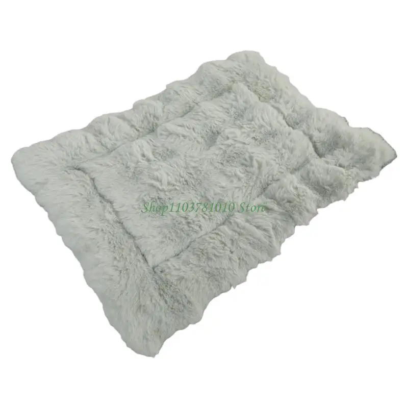 U55D Thick Dog Pad Reversible Thermal Insulation PP Cotton Year Round Comfort Pads Blanket Pet Sleep Cushion