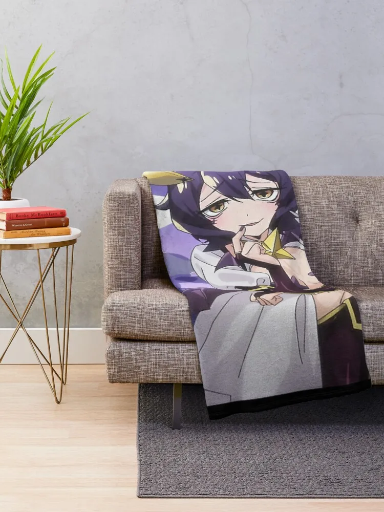 Enormeeta Mahou Shoujo ni Akogarete - Gushing over Magical Girls Throw Blanket Comforter Flannel Fashion Sofas Blankets