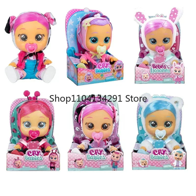 

Очаровательная интерактивная кукла Cry Babies Crying Truth Katie Coney Coraline Dotty Baby Doll Одевание куклы Детский игровой домик Игрушки