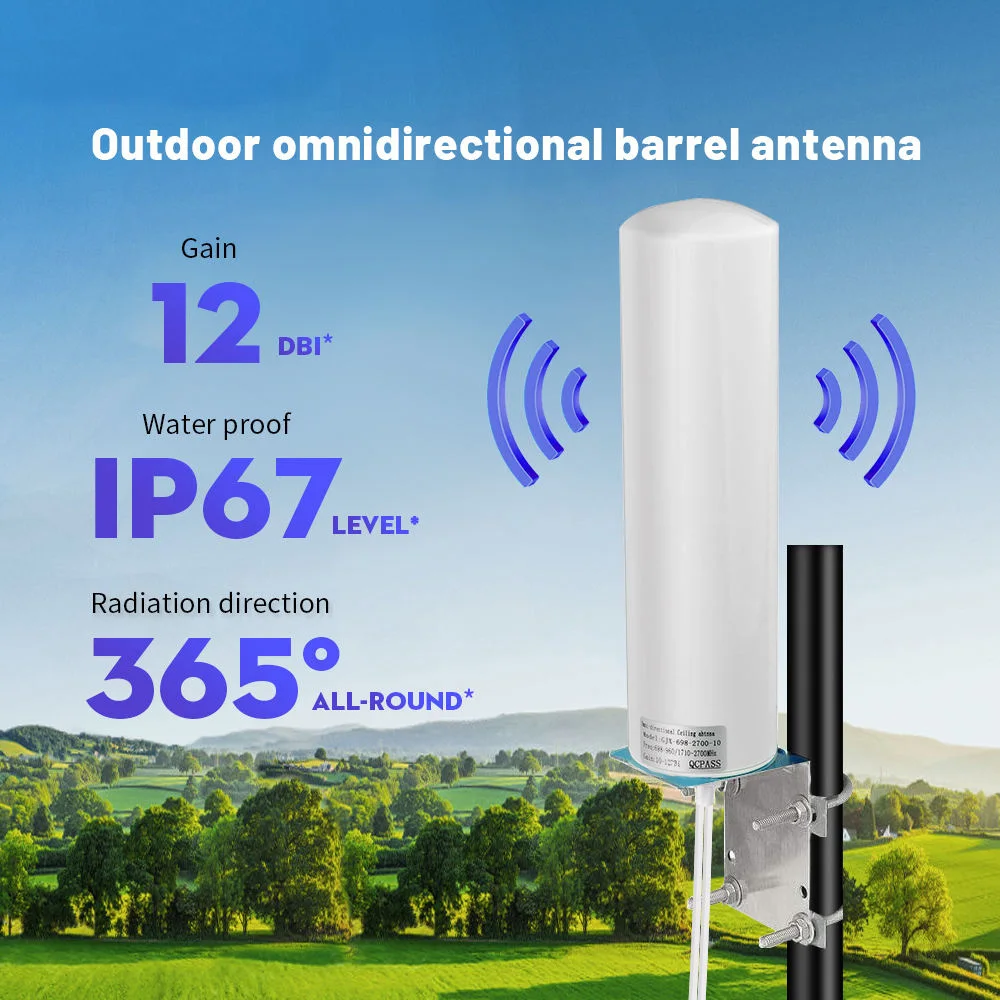 4G LTE 5G MIMO Antenna Outdoor Waterproof Aerial SMA Male CRC9 TS9 Connector With Dual 5M Meter Extension Cable for Router Modem