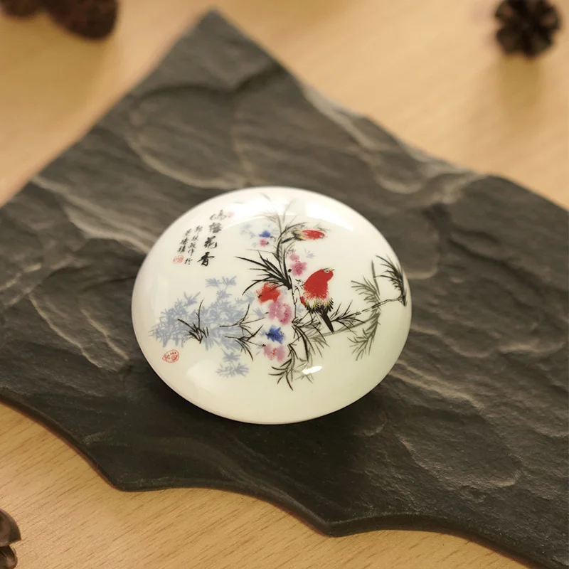 Pasta sigillante rossa rotonda da 30 g - Cinabro bermelglio puro, perfetta per calligrafia, pittura e sigilli personali