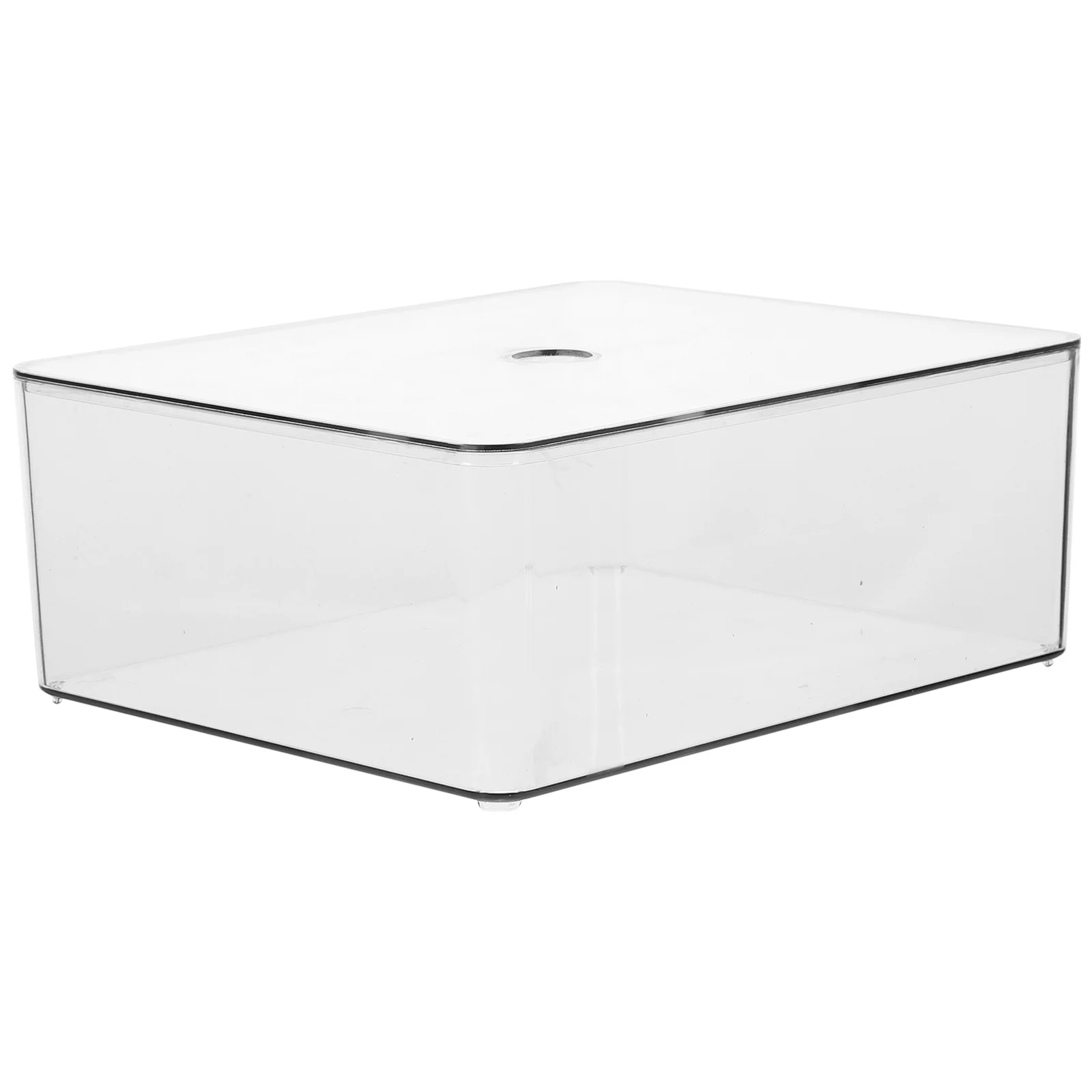

Acrylic Makeup Box Dustproof Storage Clear Plastic Boxes Lipstick Case Organizer Desktop Tidy Household Storage