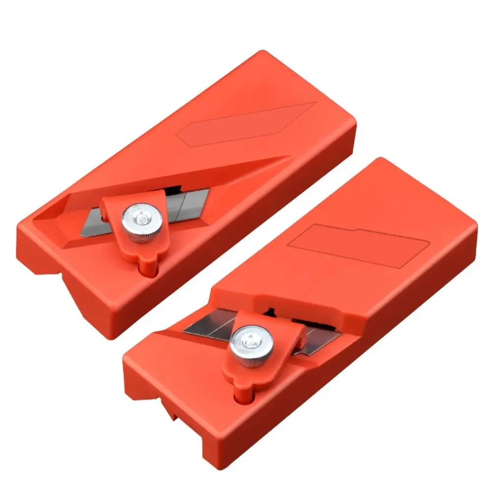 เครื่องไสขอบแผ่นยิปซัม ABS ปรับเอียงได้ 45 องศา °   เครื่องมือลบคมงานไม้ประสิทธิภาพสูงมุมเฉียง ตัดแต่งขอบ ทนทาน