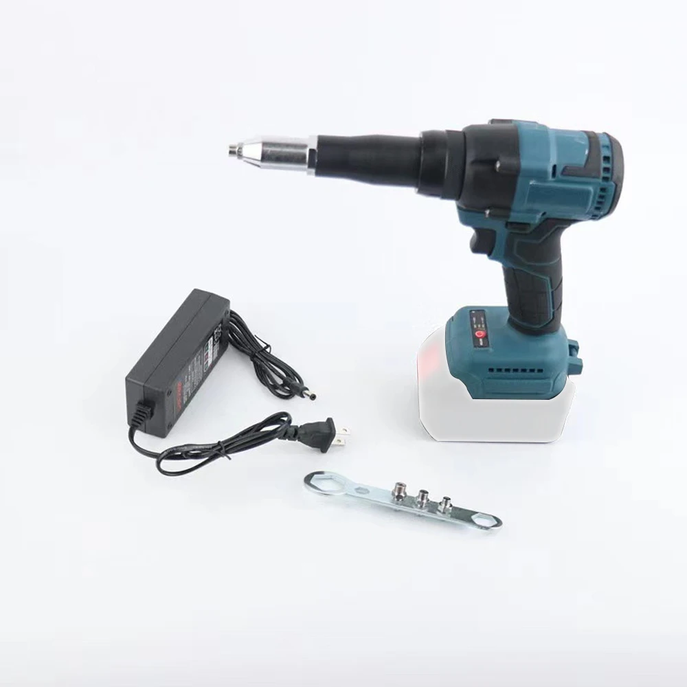 Cordless Electric Rivet Gun Household Handheld Power Tool Screwdriver with LED Light for Makita 18V Battery (not Included) New