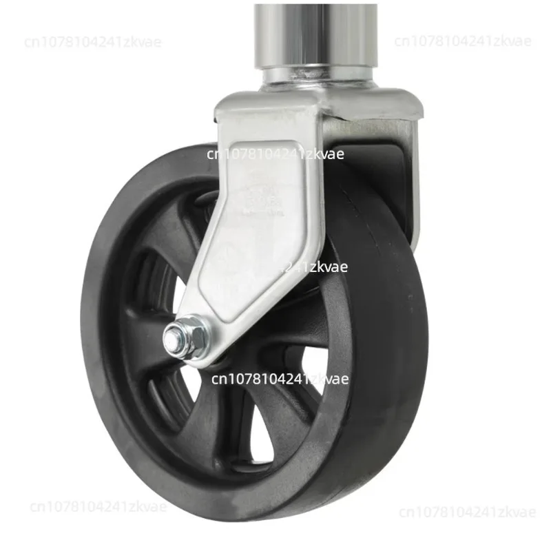 8-inch 1500-pound Trailer Jack with Outrigger Guide Wheels, Supports Yacht Trailers and RVs