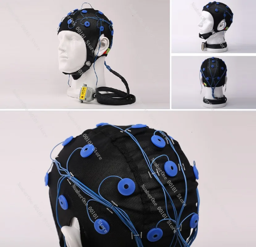 Manufacturer 19 Channel Eeg Cap Electrodes for Clinical Epilepsy Video-EEG Monitoring for Contec Amplifier Like Ant Neuro Eeg Ca