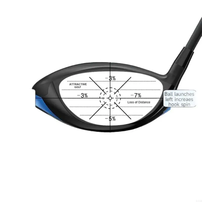 10Pcs Golf Swing Impacts Sticker For Precise Ball Striking Practice Training