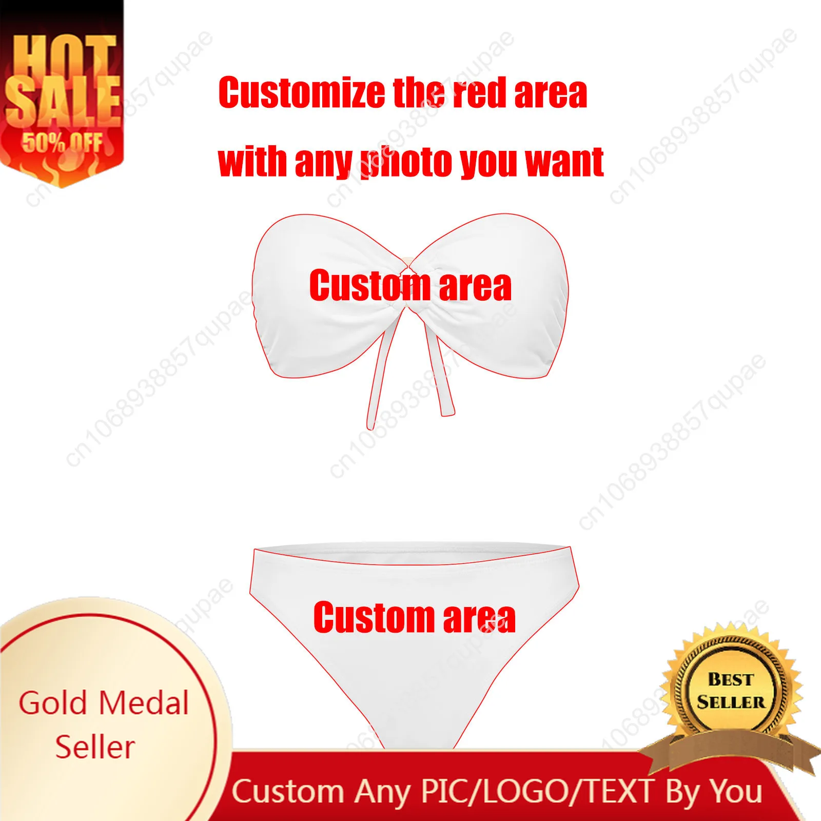 

Strapless Swimsuit Womens Bathing Suits Fashion Swimwear Pool Party Beach Sexy Bikini Customize Beachwear