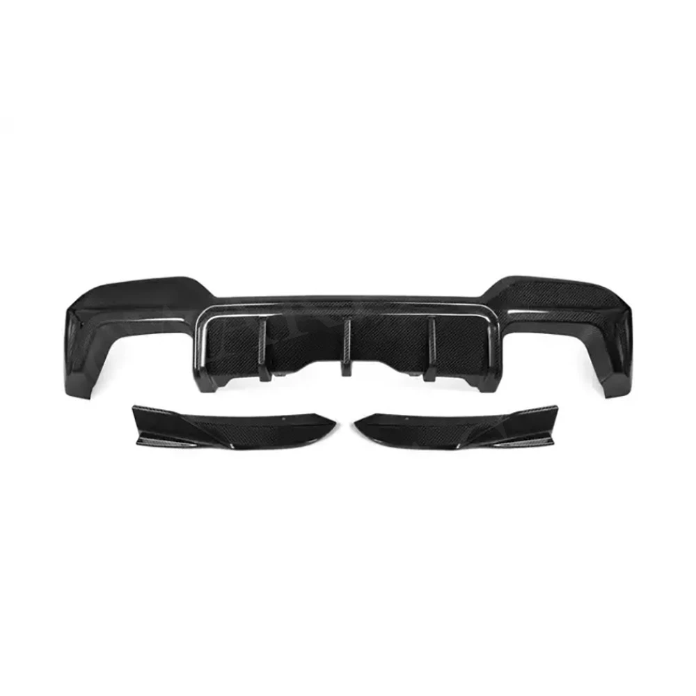 Dry Carbon Fiber Rear Bumper Diffuser Spoiler Side Flaps Splitters FRP Bumper Guard Protector Accessories for BMW X3M F97 2022+