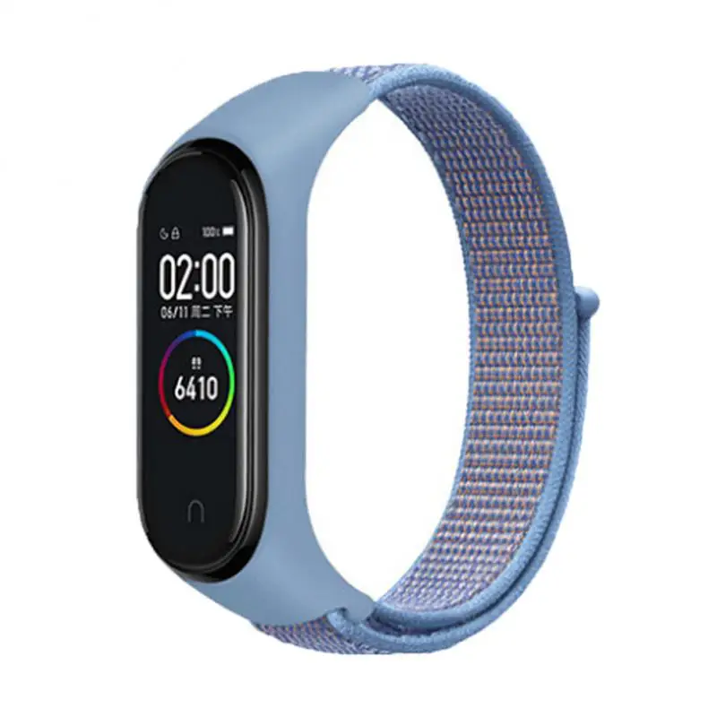 Correa de repuesto de nailon para XiaoMi Mi Band 3, 4, 5, 6, pulsera deportiva elástica ajustable