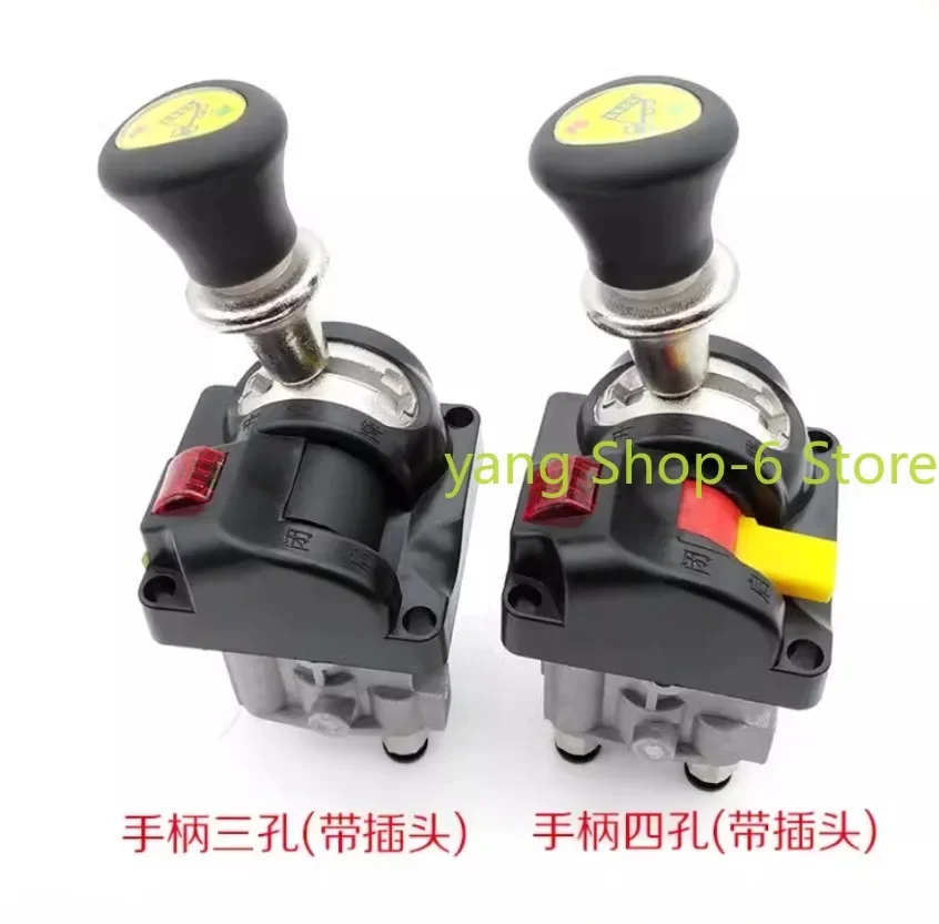 3 Holes 4 Holes Lift Valve Heavy Truck Accessories Hydraulic Control Valve Residue Dump Slow Lowering Manual Switch 1pc