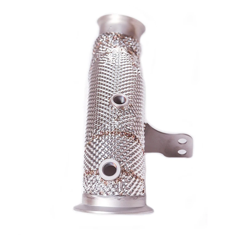 

[Custom product] Suitable for 2014-2019 Mercedes-Benz SLC260 300 stainless steel no cat downspout exhaust downspout