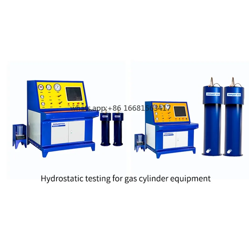 Cylinder Pressure For Test Equipment With Hydrostatic Water Jacket For Testing Cylinders