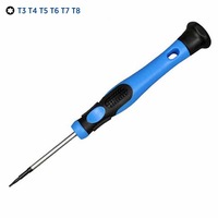 Precision T3 T4 T5 T6 T7 T8 Screwdriver Steel Alloy Torx Screwdriver Phone Repair Tool Magnetic Tip Torx Screw Driver 1pcs