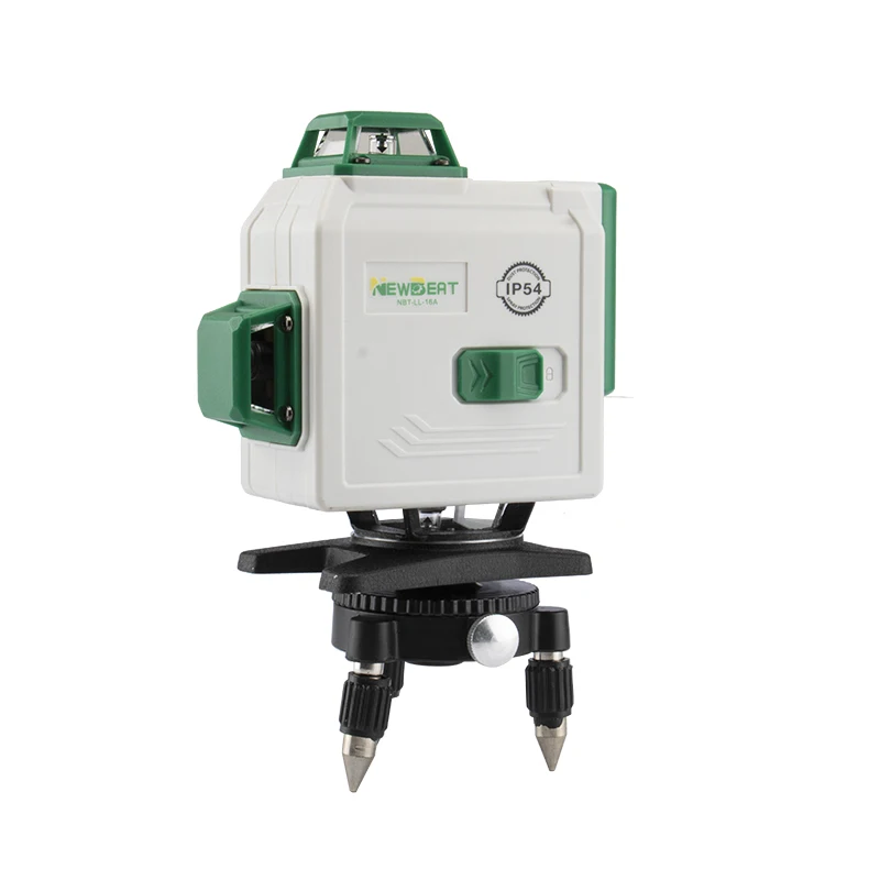 

NewBeat Батарея 16-линейный лазерный настенный уровень Высококачественный ручной электроинструмент Беспроводная конструкция на 360 градусов Профессиональный вращающийся лазерный уровень