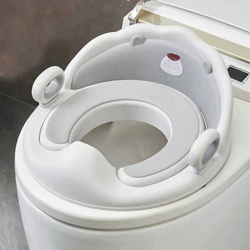 Potty Training Toilet Seat Potty Seat Toilet Seat Attachment With Handles Potty Seat With Urine Guard Non-Slip Safe Potty Seat